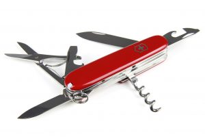 how to clean a swiss army knife