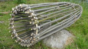 cone-shaped funnel fish trap