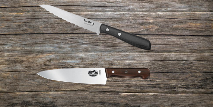 serrated vs plain edge kitchen knives