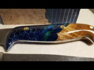 epoxy resin knife handle