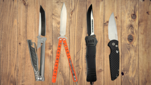 Modern gravity knife look