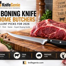 Best boning knife for home butchers for poultry, beef, pork and game