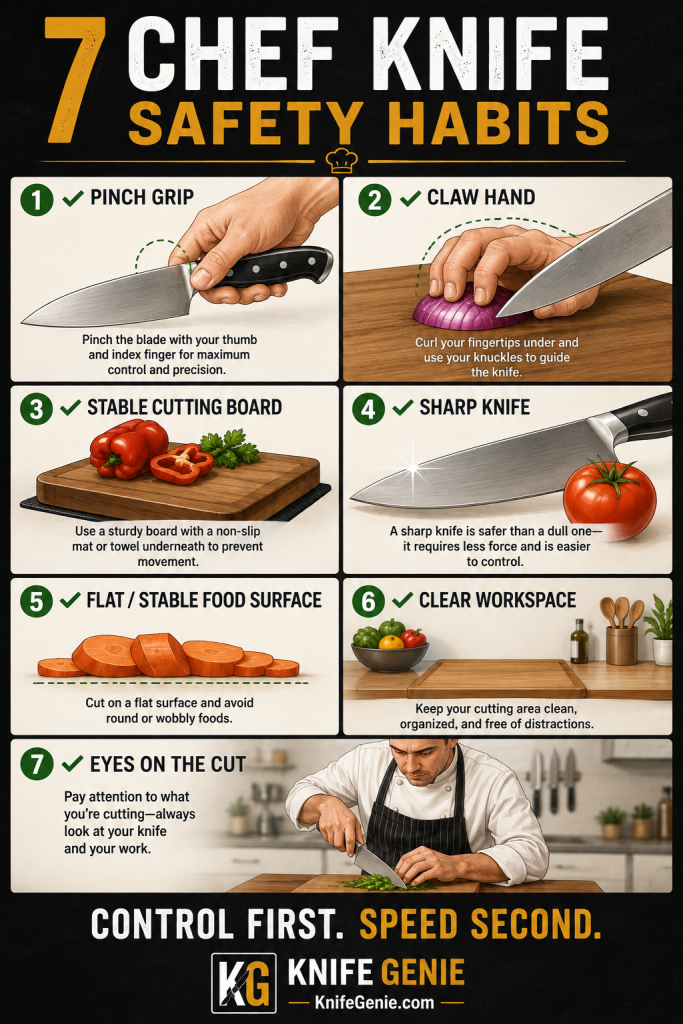 Chef knife safety tips chef knife safety tips