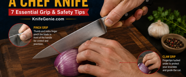 How to Hold a Chef Knife How to hold a chef knife using the proper pinch grip