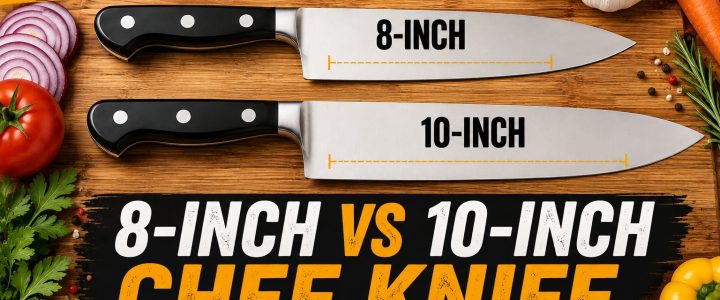 8-Inch vs 10-Inch Chef Knife: Which Should You Buy? 8-inch vs 10-inch chef knife comparison