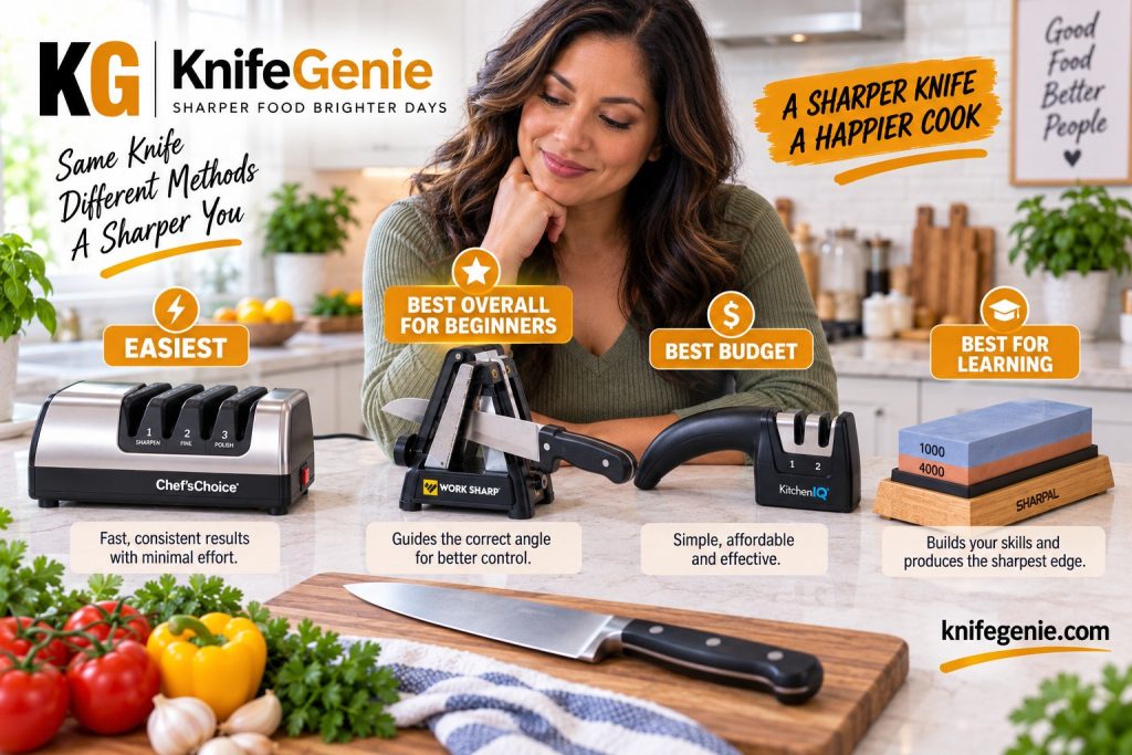 Best Knife Sharpener for Beginners Overall Recommendation Best knife sharpener for beginners overall buying recommendation