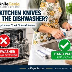 Can kitchen knives go in the dishwasher
