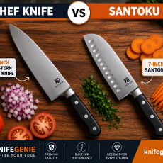 Chef knife vs Santoku comparison for everyday cooking