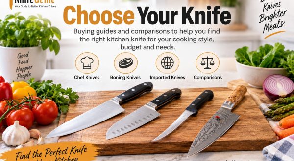 Choose your kitchen knife with chef, Santoku, boning and Japanese knives