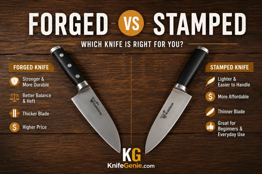Forged vs stamped knives buying guide comparison