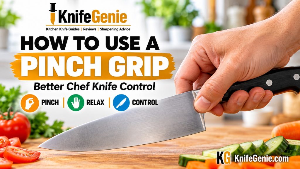 How to use a pinch grip with a chef knife