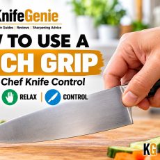 How to use a pinch grip with a chef knife