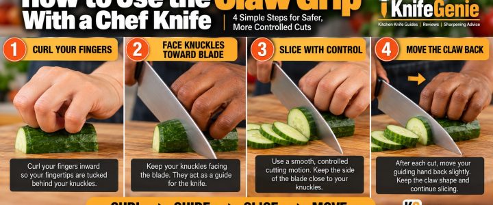 How to Use the Claw Grip With a Chef Knife How to use the claw grip with a chef knife